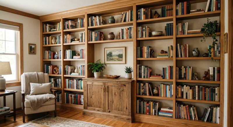 Bookcase Construction in Winston Salem, NC