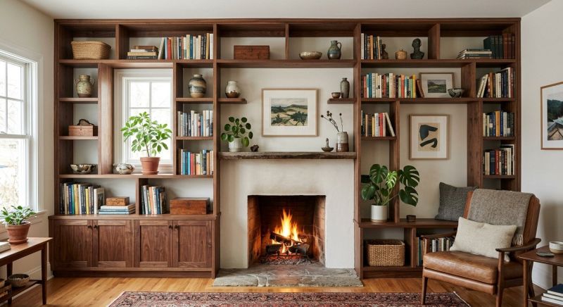 Custom Bookshelves Installation in Alexandria, VA